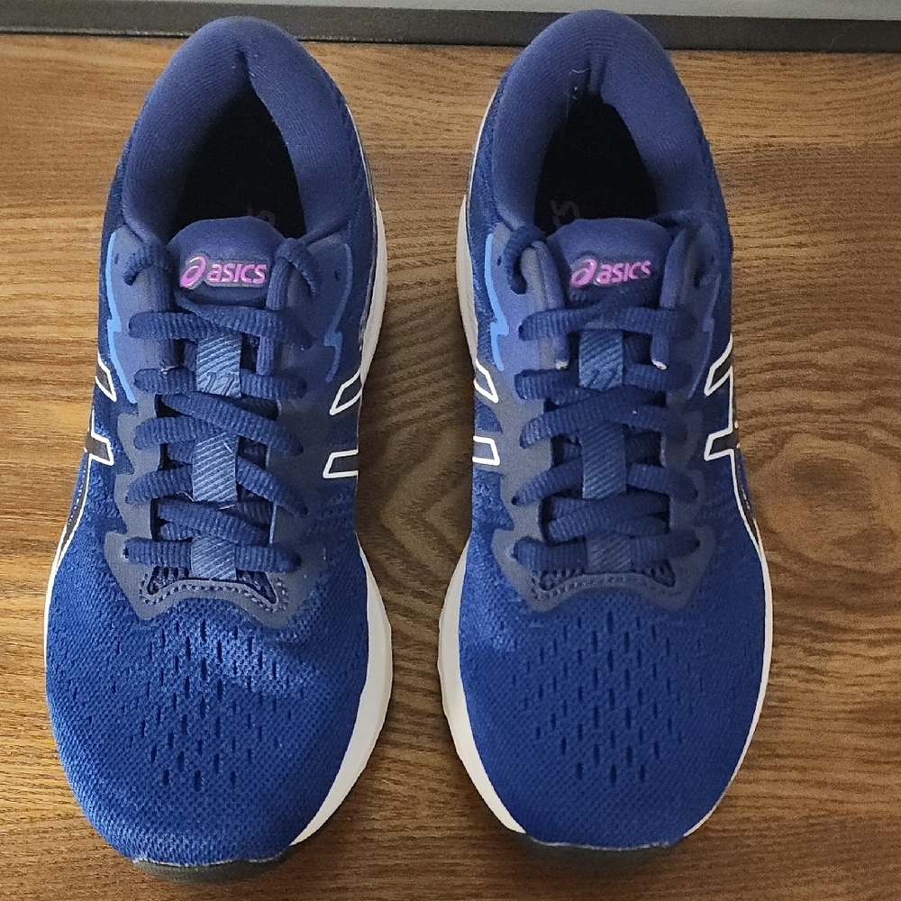 Asics Blue Running Shoes